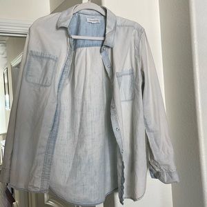 Treasure & Bond Chambray shirt, size L